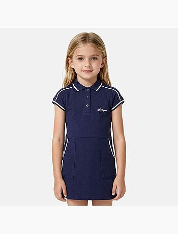 Lee Cooper - Vestido niña estilo polo de manga corta
