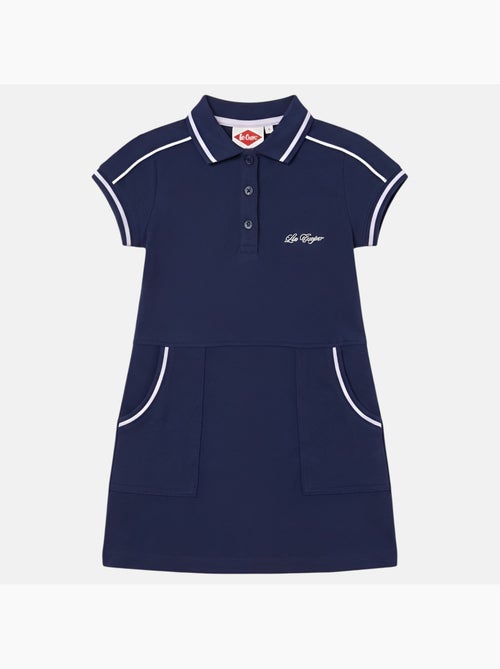 Lee Cooper - Vestido niña estilo polo de manga corta - Kiabi
