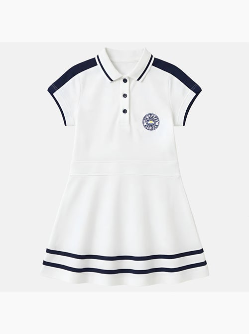 Lee Cooper - Vestido niña estilo polo de manga corta - Kiabi