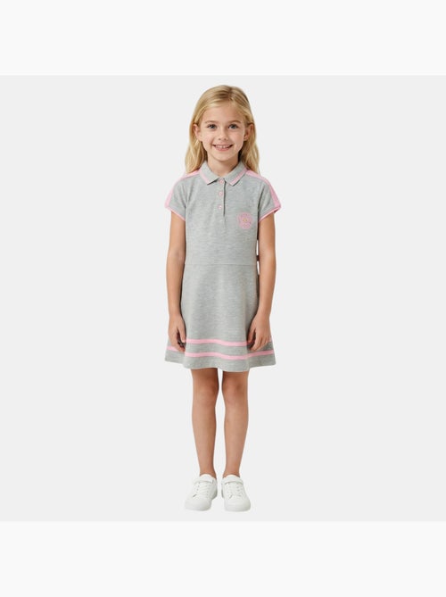 Lee Cooper - Vestido niña estilo polo de manga corta - Kiabi
