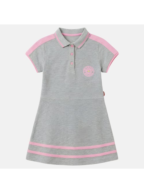 Lee Cooper - Vestido niña estilo polo de manga corta - Kiabi