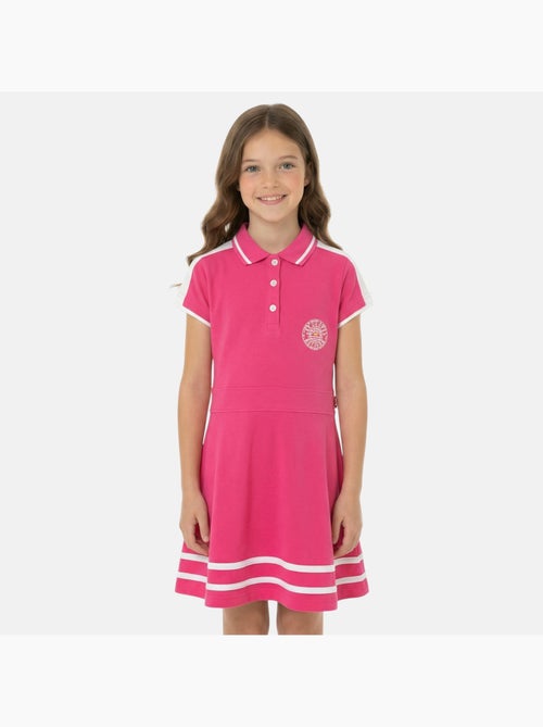 Lee Cooper - Vestido niña estilo polo de manga corta - Kiabi