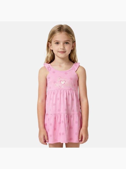 Lee Cooper - Vestido para niña con tirantes con volantes - Kiabi