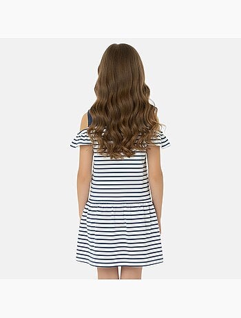 Lee cooper - vestido sin mangas con estampado de rayas y hombros al aire