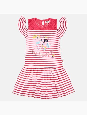 Lee cooper - vestido sin mangas con estampado de rayas y hombros al aire