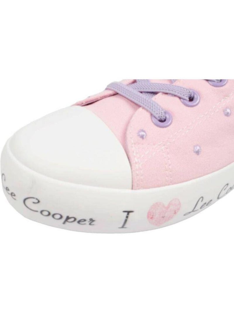Lee Cooper - Zapatillas Deportivas Diseño Lentejuelas para Niños/Niñas Rosa - Kiabi