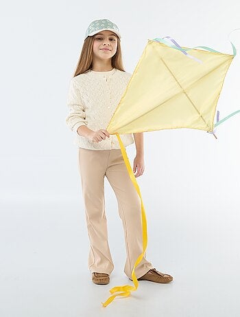 Legging acampanado de canalé