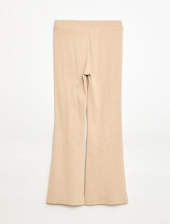 Legging acampanado de canalé