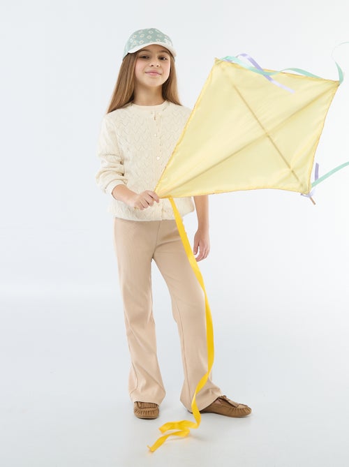 Legging acampanado de canalé - Kiabi Legging acampanado de canalé - Kiabi