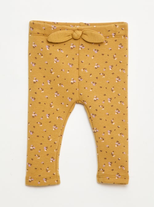 Legging afelpado en felpa con lazo - Kiabi