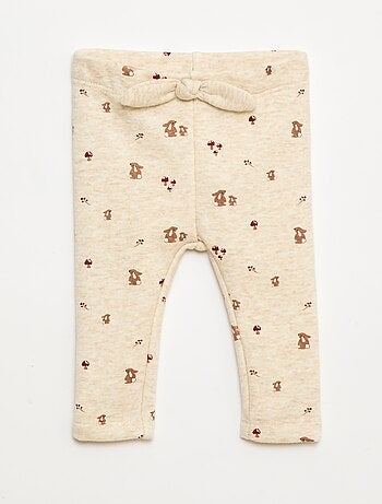 Legging forrado en felpa con lazo