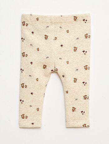 Legging forrado en felpa con lazo