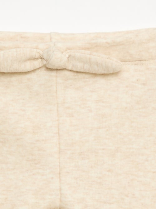 Legging afelpado en felpa con lazo - Kiabi