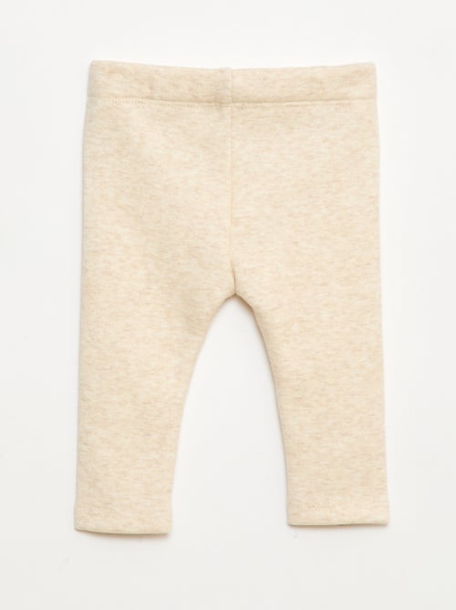 Legging afelpado en felpa con lazo - Kiabi