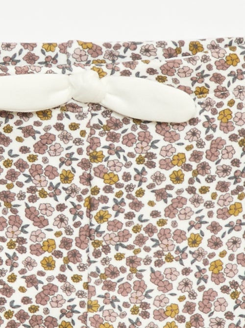 Legging afelpado en felpa con lazo - Kiabi