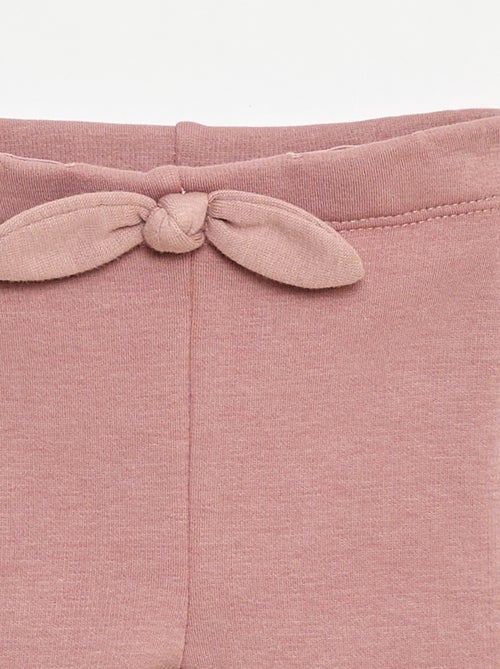 Legging afelpado en felpa con lazo - Kiabi