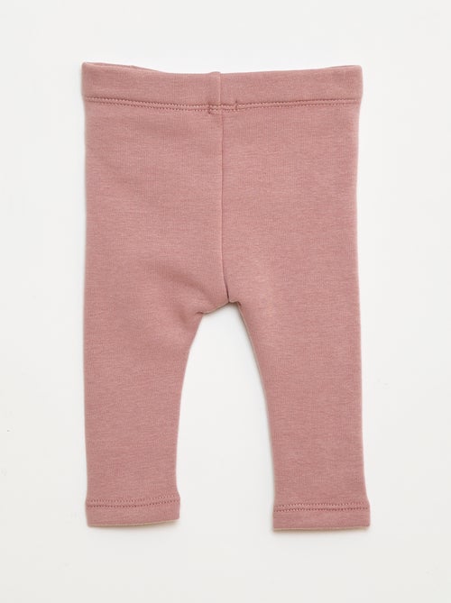 Legging afelpado en felpa con lazo - Kiabi