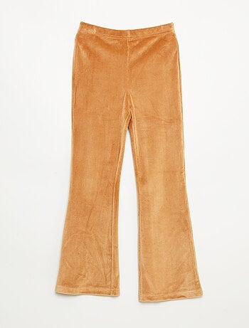 Legging ancho de terciopelo