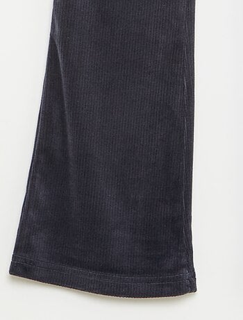 Legging ancho de terciopelo