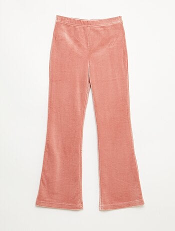 Legging ancho de terciopelo