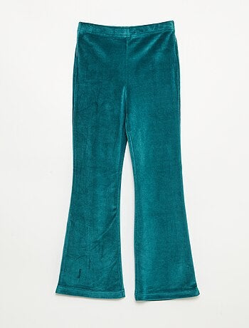 Legging ancho de terciopelo