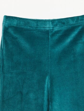 Legging ancho de terciopelo