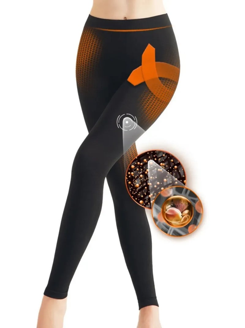 Legging anticelulítico Negro - Kiabi