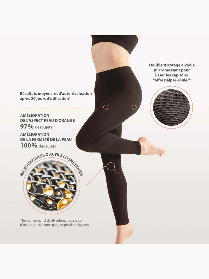 Legging anticelulítico Negro - Kiabi