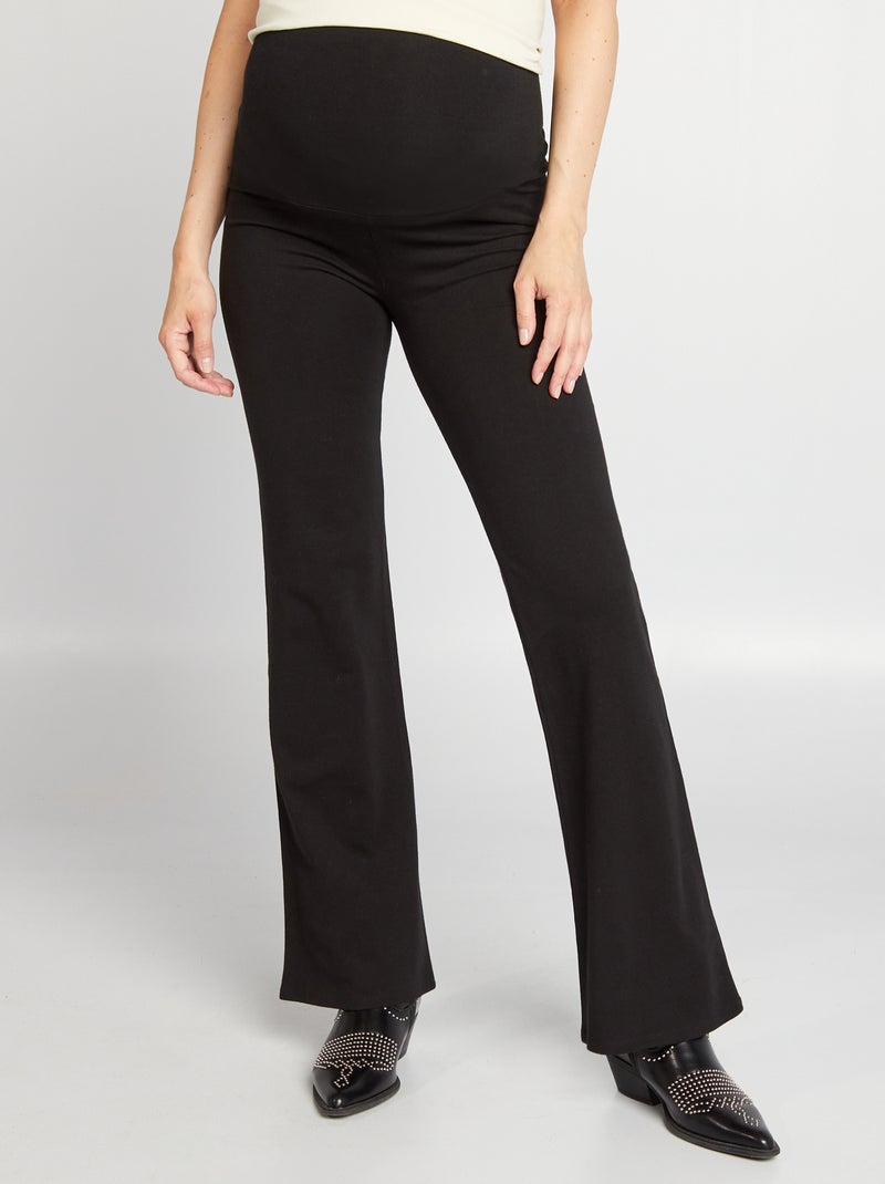 Legging bootcut de maternidad negro - Kiabi