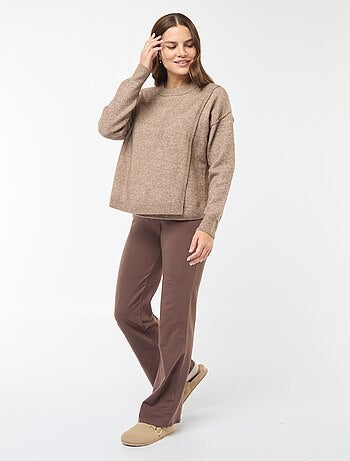 Legging bootcut premamá