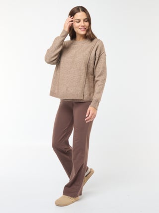 Legging bootcut premamá