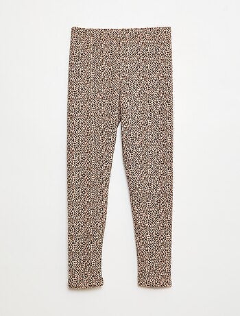 Legging cálido con estampado y interior de terciopelo