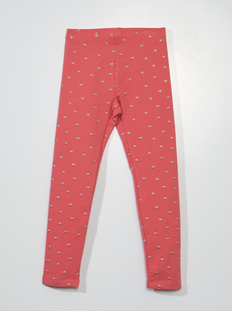 Legging cálido de punto elástico ROSA - Kiabi