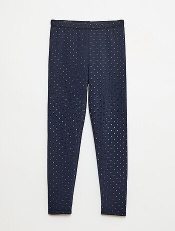 Legging cálido con estampado y interior de terciopelo