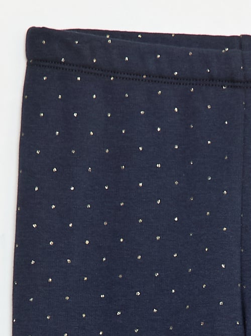 Legging cálido estampado con interior de terciopelo - Kiabi