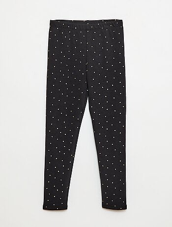 Legging cálido con estampado y interior de terciopelo