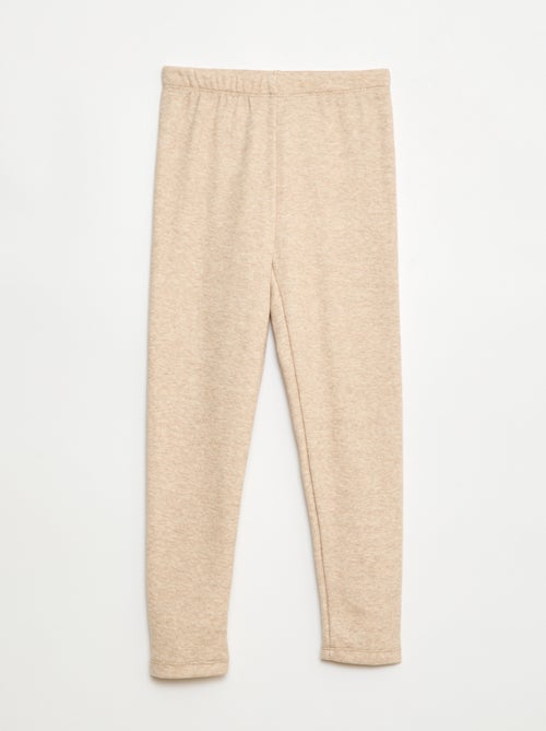 Legging cálido interior de terciopelo - Kiabi