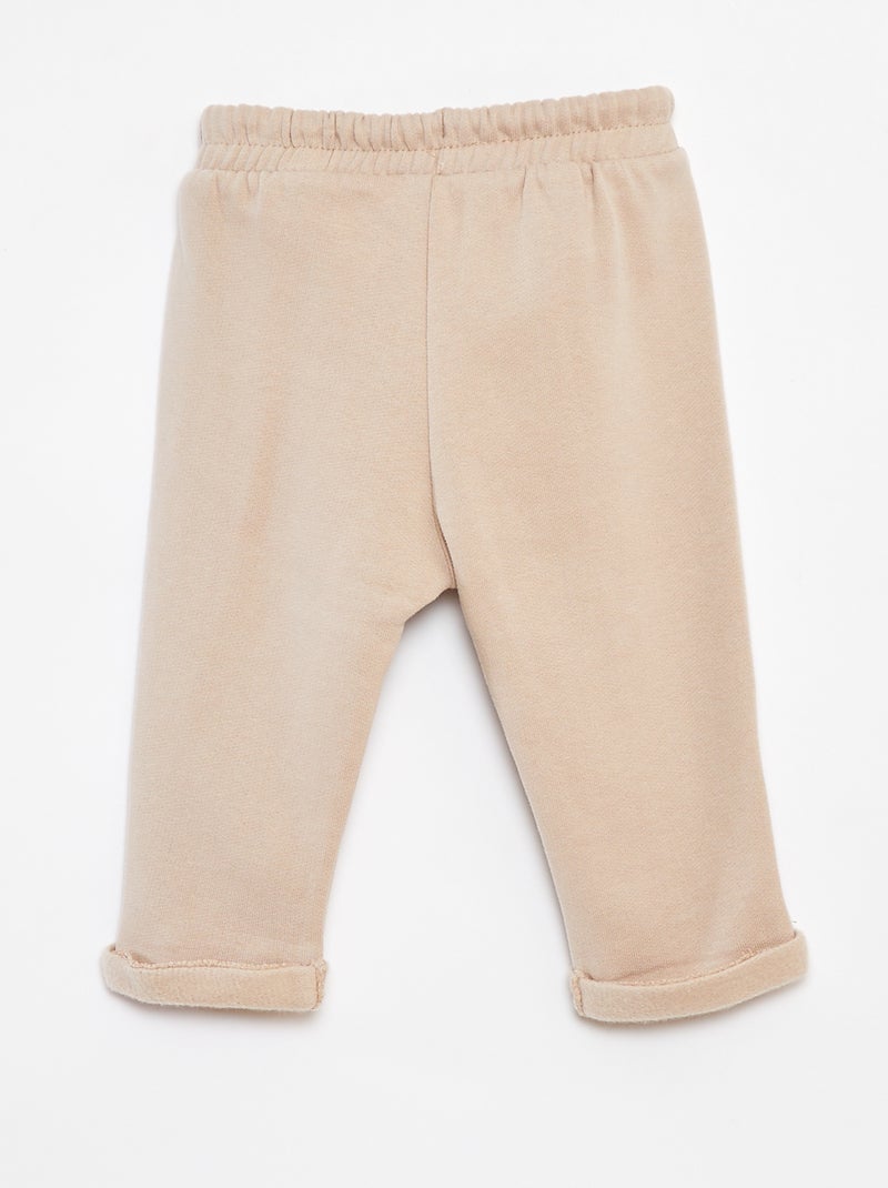 Legging cálido tipo sarouel Beige - Kiabi