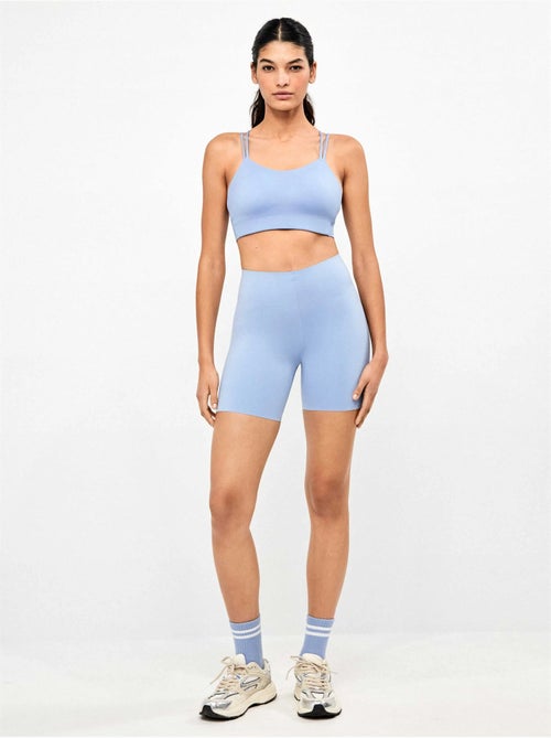 Legging ciclista moldeador con sujeción en cintura - Kiabi