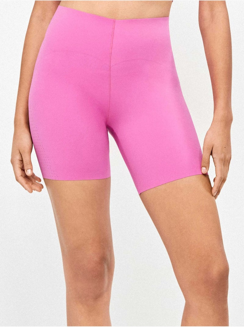 Legging ciclista moldeador con sujeción en cintura Rosa - Kiabi