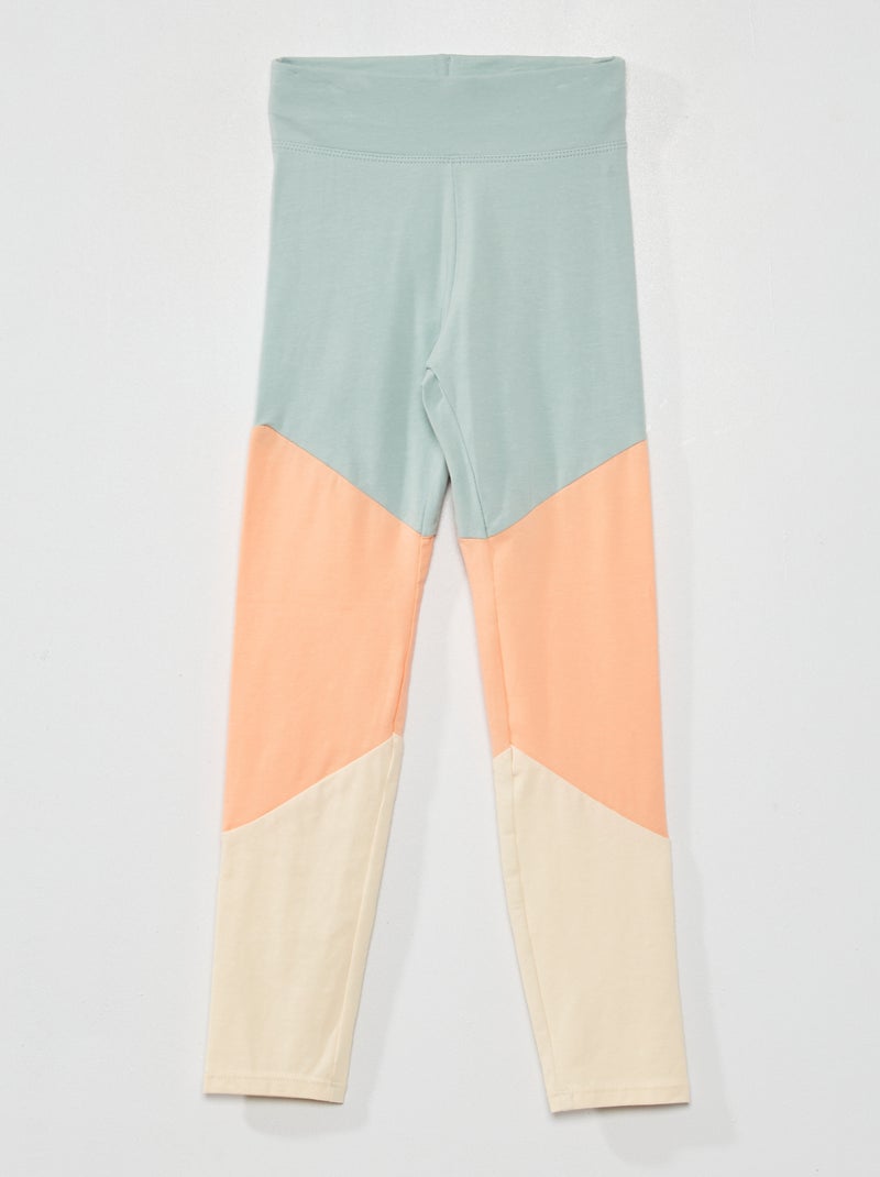 Legging 'colorblock' AZUL - Kiabi