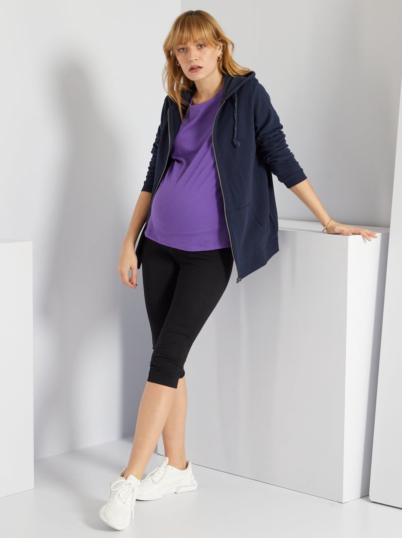 Legging con cintura elástica Negro - Kiabi