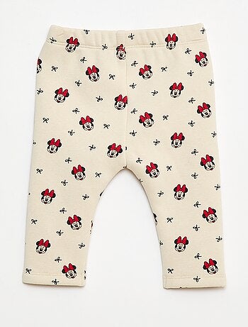 Legging con estampado integral "Disney" en terciopelo