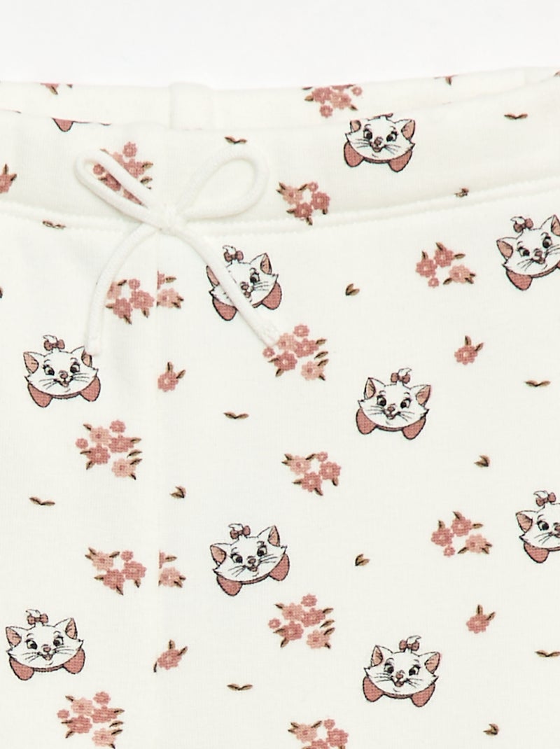 Legging con estampado integral "Disney" en terciopelo Blanco - Kiabi