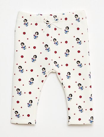 Legging con estampado integral "Disney" en terciopelo
