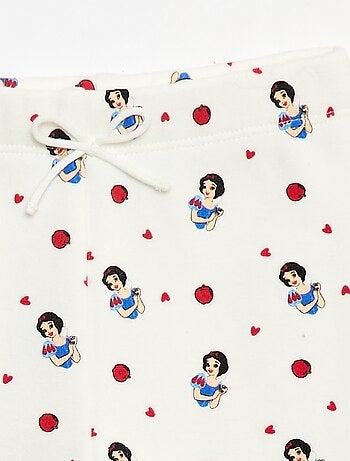 Legging con estampado integral "Disney" en terciopelo