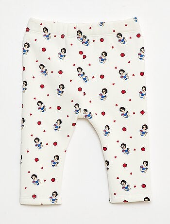 Legging con estampado integral "Disney" en terciopelo