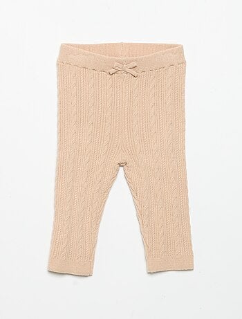 Legging con lazo y trenzas
