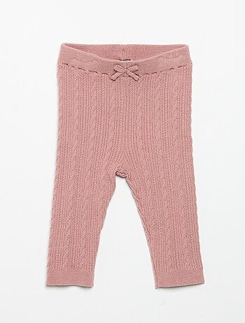 Legging con lazo y trenzas