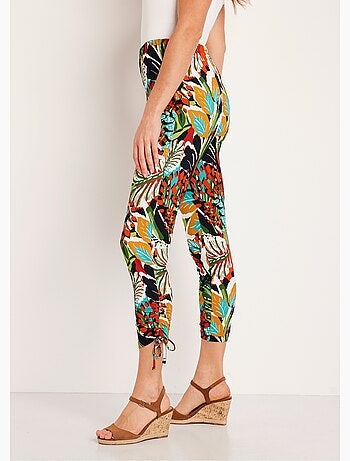 Legging corto con cinturilla elástica - Afibel